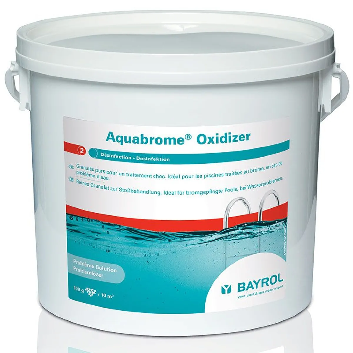 Régénérateur de brome consommé 5kg - aquabrome oxidizer - BAYROL