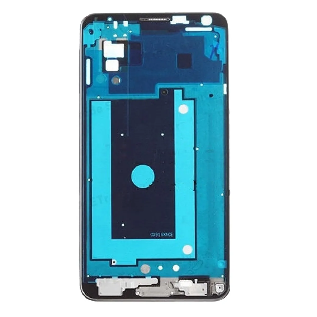 Pour Samsung Galaxy Note III argent / N900 version 3G pièce détachée LCD avant logement