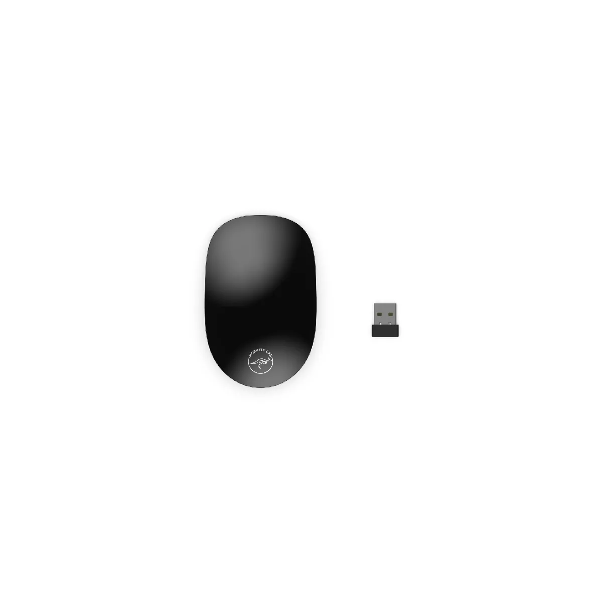 MOBILITY LAB - Souris Slide Sans Fil WINDOWS pour PC HP OMEN (GRIS FONCE)