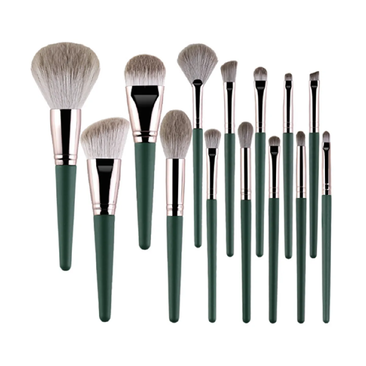 G52 14PCS Maquillage Brosse Set Soleil Shadow Brush Foundation Foundation Blueule Beauty Tool de voyage Maquillage Makep Brush Brushes Set