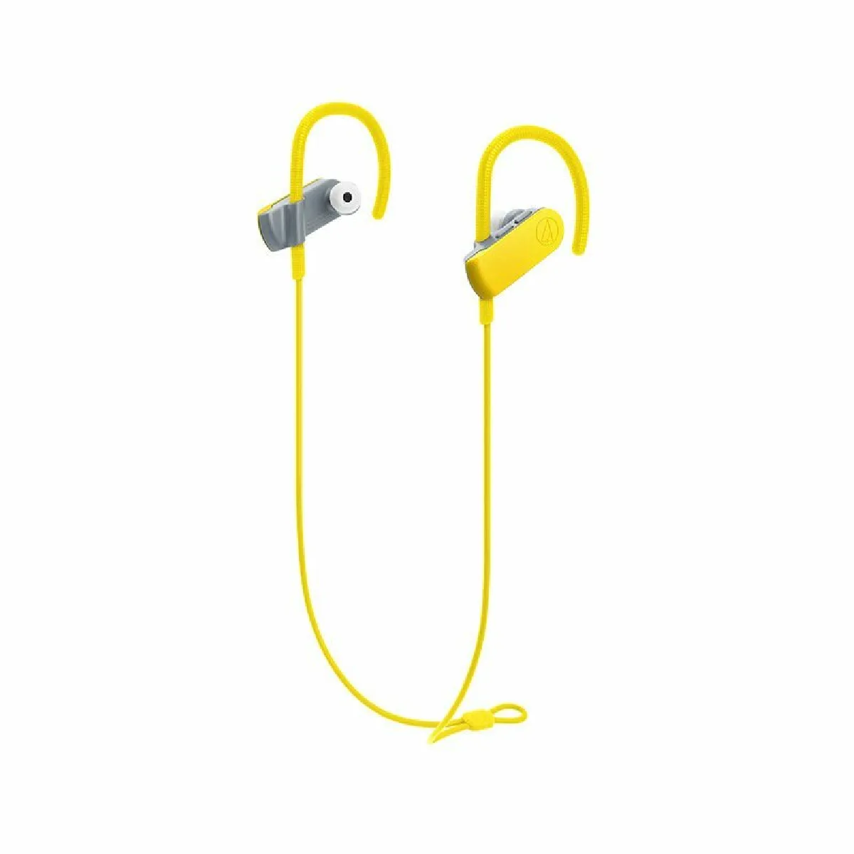 Original Audio-Technica Ath-Sport50Bt Bluetooth Écouteur Télécommande Sans Fil Sport Casque Ipx5 Jaune