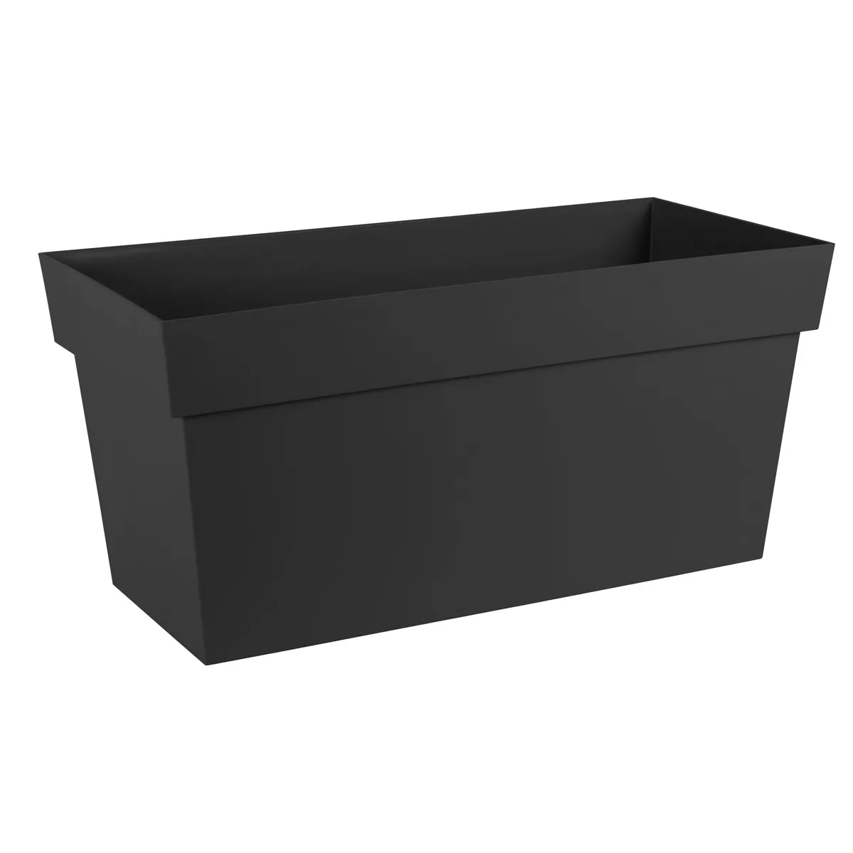 Jardinière Muret Toscane 79 x 36 x 39 cm - Anthracite - Eda