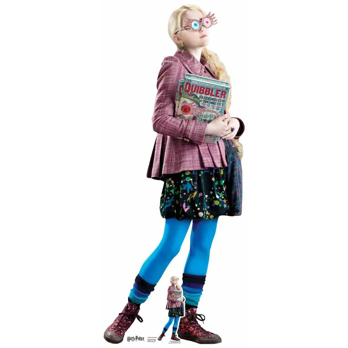 Figurine en carton taille réelle Luna Lovegood Harry Potter 156 CM