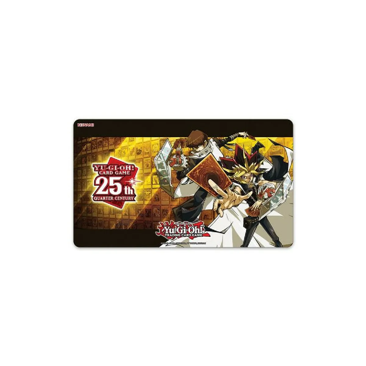 Carte à collectionner Konamo Yu Gi Oh! Accessoire Yugi et Kaiba Quarter Century Tapis de jeu