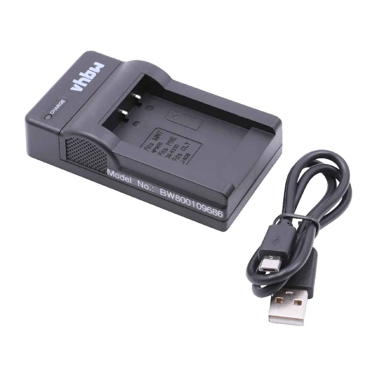 vhbw Chargeur USB de batterie compatible avec Rollei RCP-8325XS, X-8 compact batterie appareil photo digital, DSLR, action cam