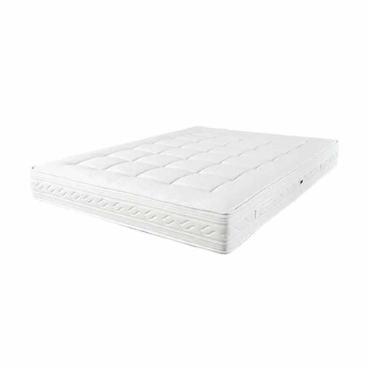 Matelas ressorts ensachés 160x200 cm capitonné - CONFORT PALACE