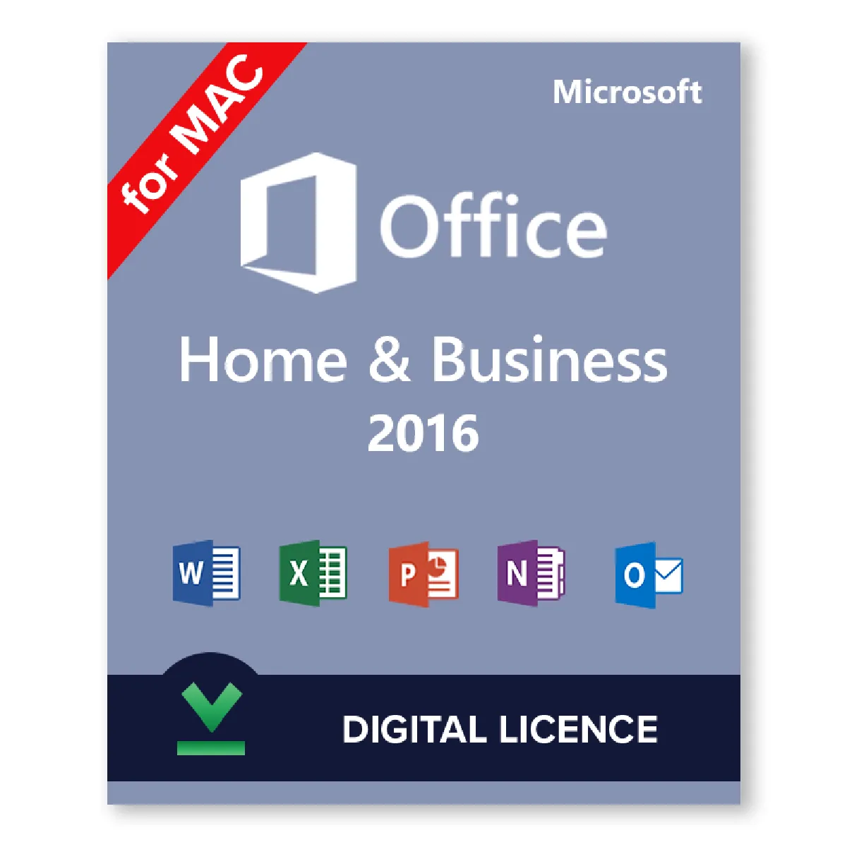 Office 2016 Famille et Petite Entreprise pour MAC - Licence numérique - Logiciel en téléchargement