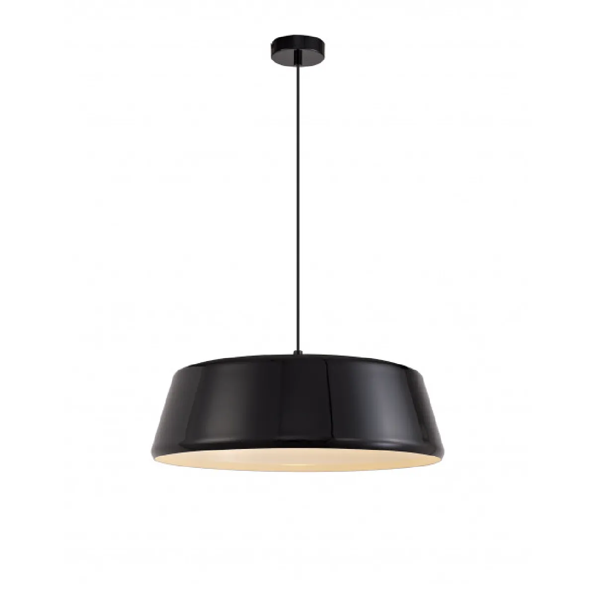 Suspension design Fiesta 1 Ampoule Noir brilliant 60 Cm