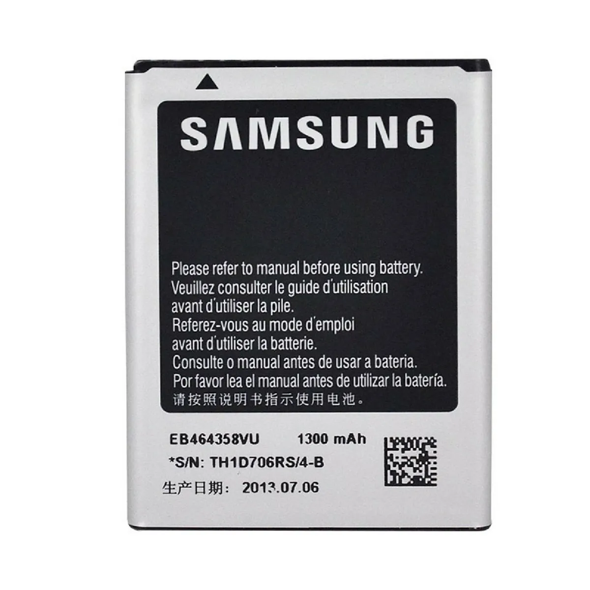 batterie EB464358VU original Samsung pour Galaxy Mini 2 S6500 Ace Plus S7500