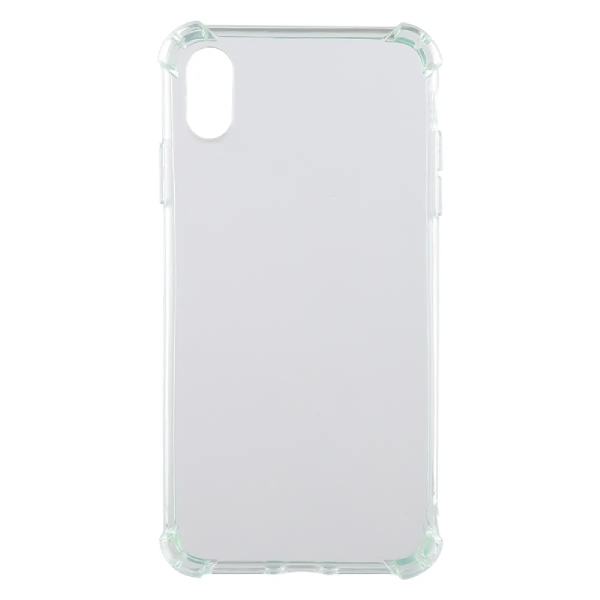 Coque TPU Transparent Dropproof 0.75mm pour iPhone XR (Vert)