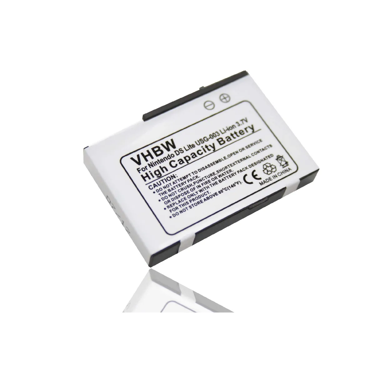 vhbw batterie compatible avec Nintendo DS Lite console de jeux (900mAh, 3,7V, Li-Ion)