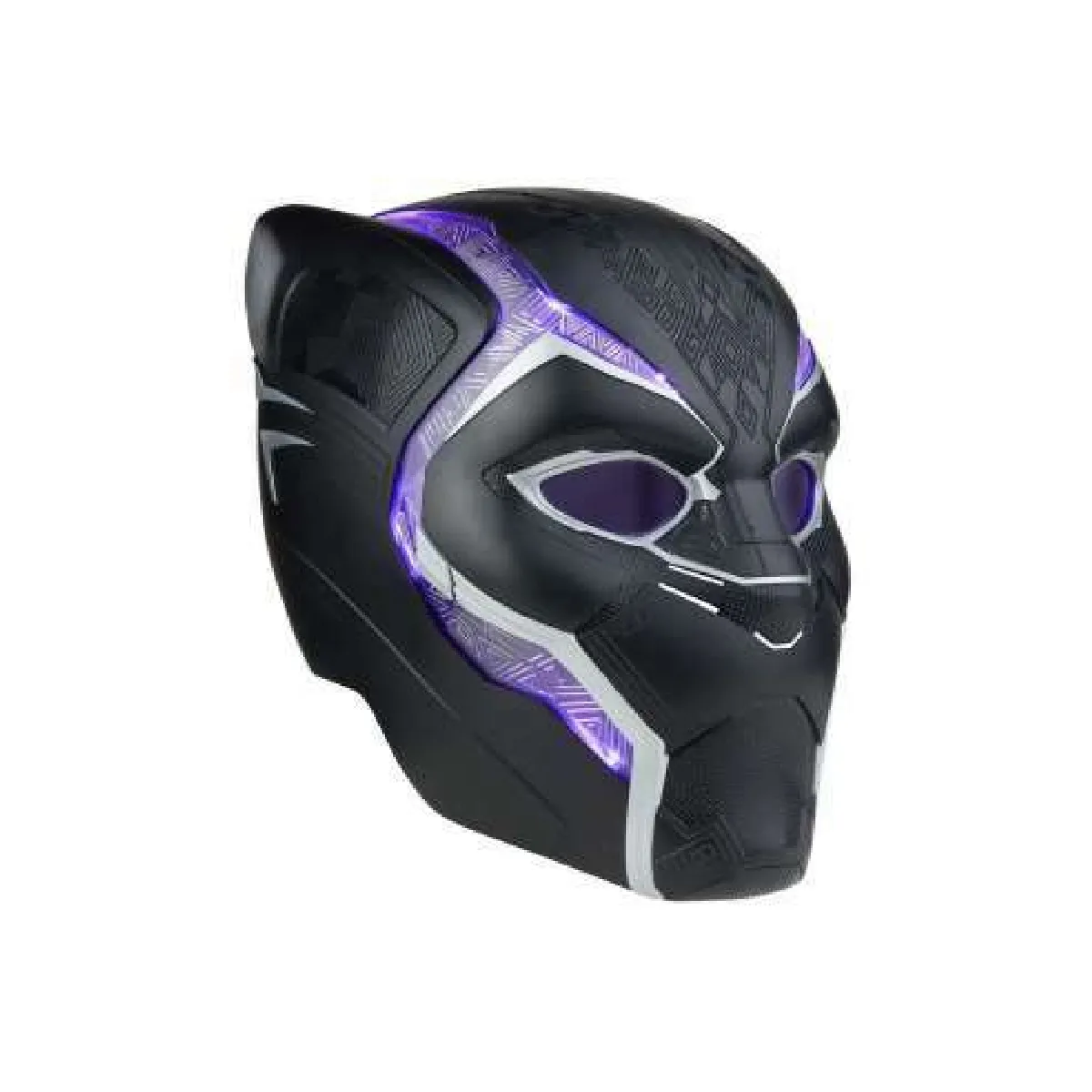 Hasbro - Marvel Legends - Casque électronique Black Panther Premium - Effets Lumineux - Lentilles escamotables Noir