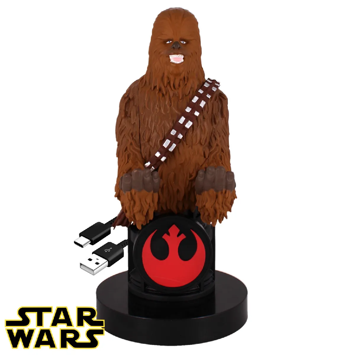 Figurine Star Wars Chewbacca cable guy - compatible manette Xbox one / PS4 / Smartphone et autres