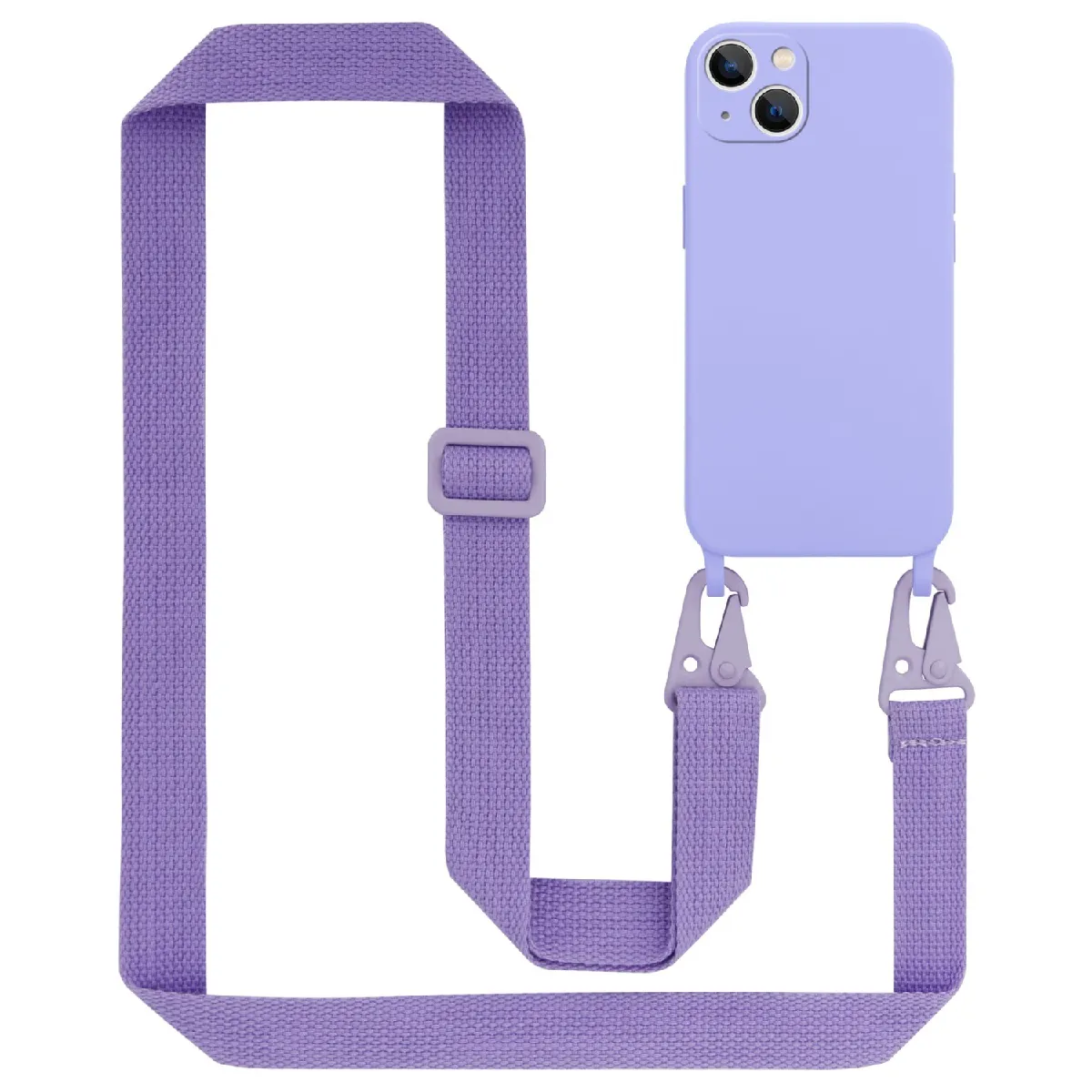 Etui iPhone 14 PLUS Coque en Mauve