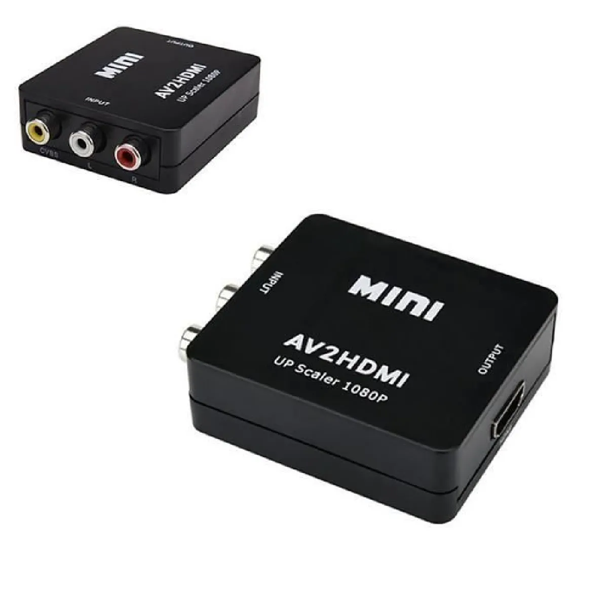 Adaptateur convertisseur mini RCA AV en HDMI Composite AV2HDMI Converter 1080P HDTV DVDB Dream260783