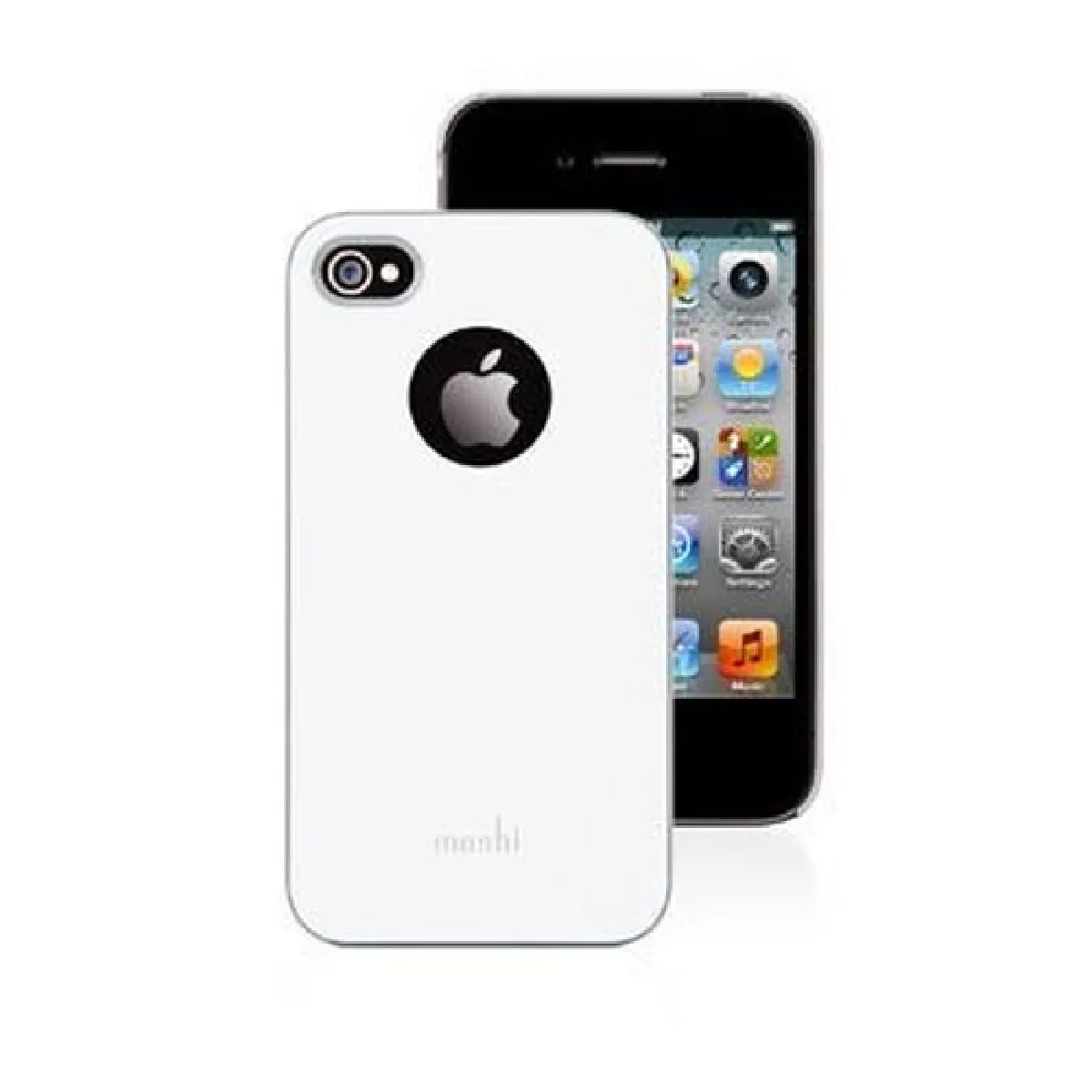 Moshi Coque de protection pour iPhone 4/4S iGlaze Blanc