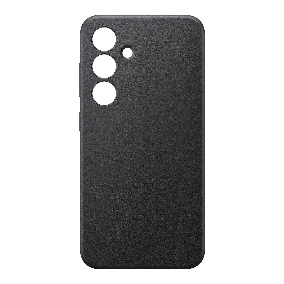 Samsung Coque pour Samsung Galaxy S24 Plus Cuir Végétalien Caméra Protégée Noir