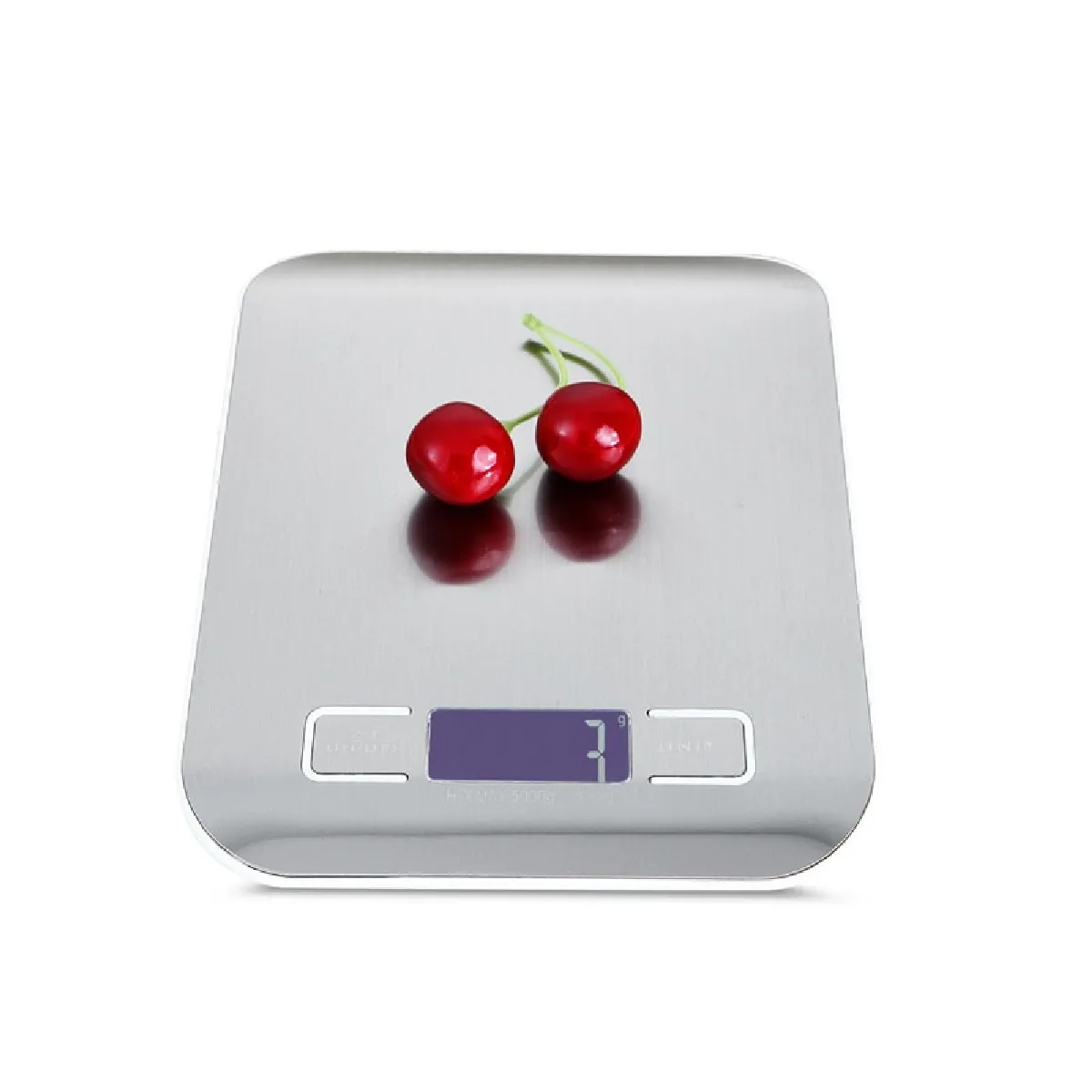 Échelle de pesage numérique Tableau de cuisine en acier inoxydable Alimentation Diététique Balance postale Outil de mesure Balance électronique à cristaux liquides