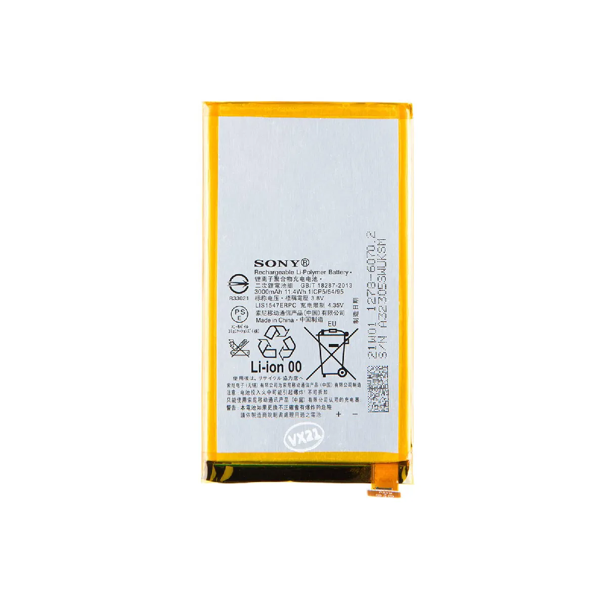 Batteria Ricambio Originale Sony 1278-6070 3000 mAh D6563 Xperia Z2a Z2 Mini ZL2