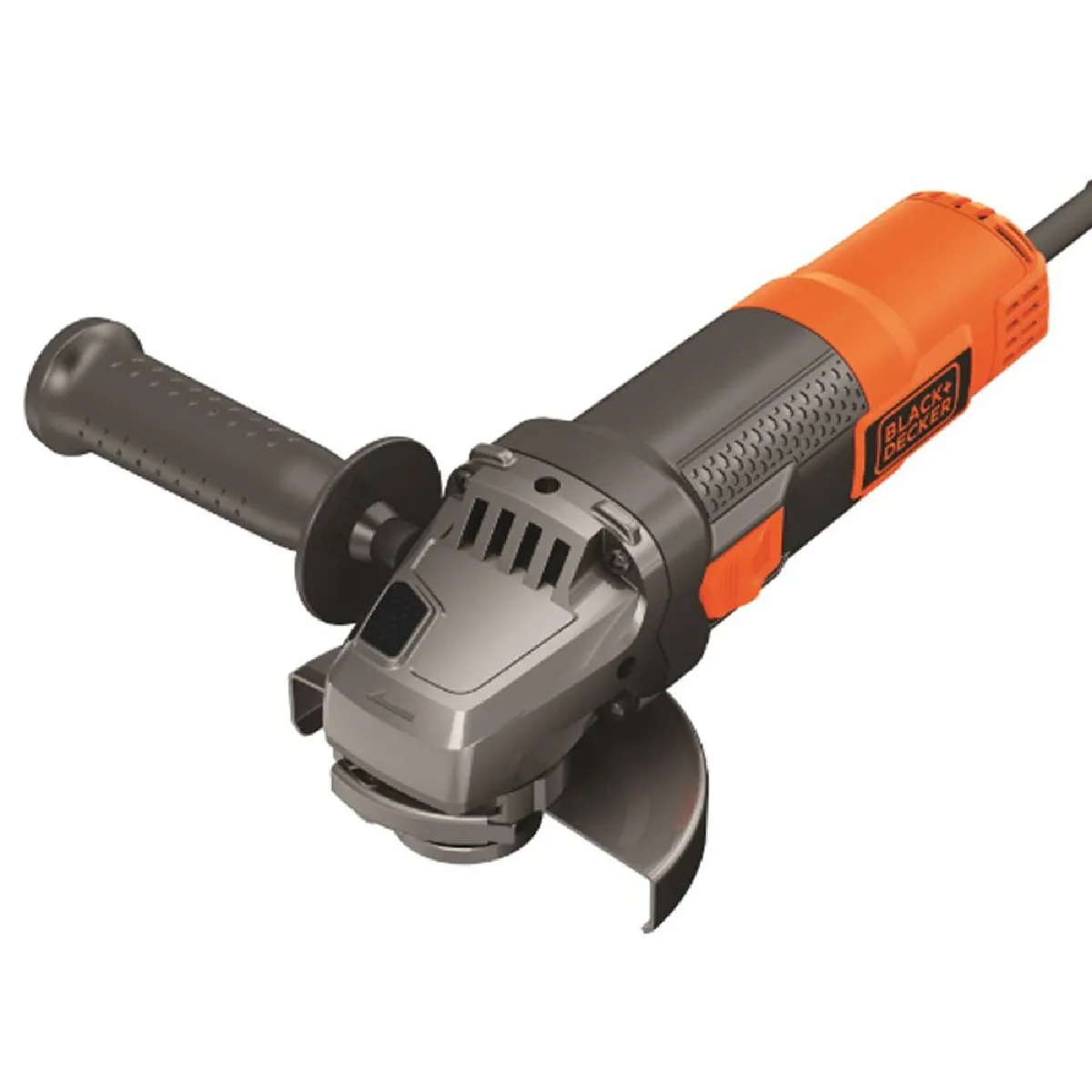 Black and Decker - Meuleuse d'angle filaire 800 W 115 mm poignée latérale 3 positions - BEG120-QS