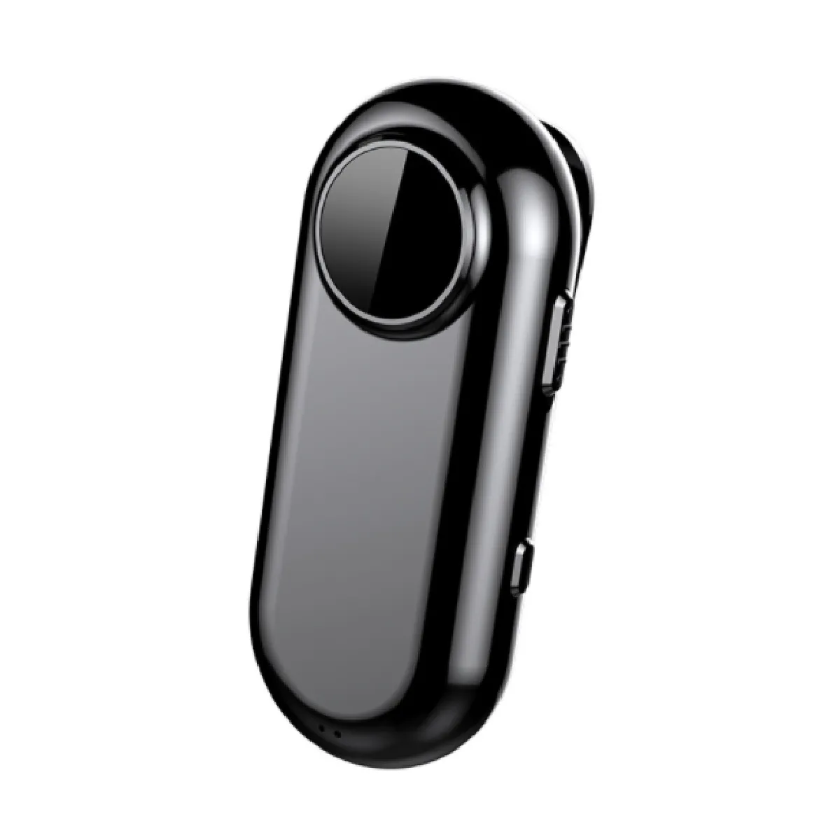 Mini caméra espion portable, caméra de sécurité home compact full HD 1080P 130° grand angle, avec enregistrement vidéo et audio en boucle-256Go(Noir)