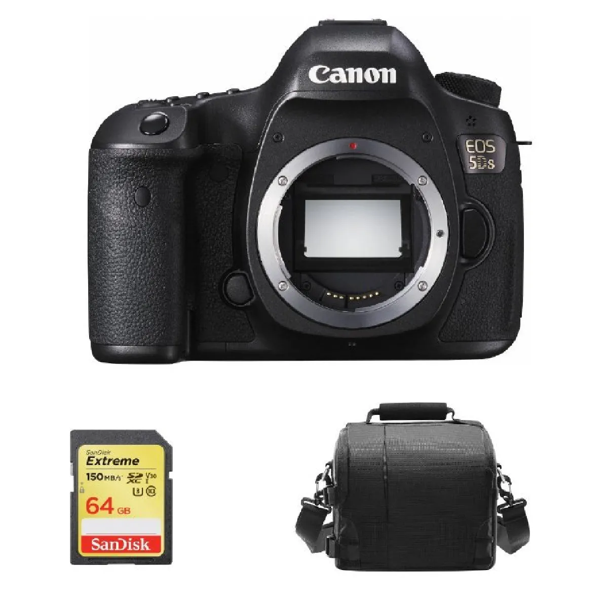 CANON EOS 5DS Body + 64GB SD card + camera Bag