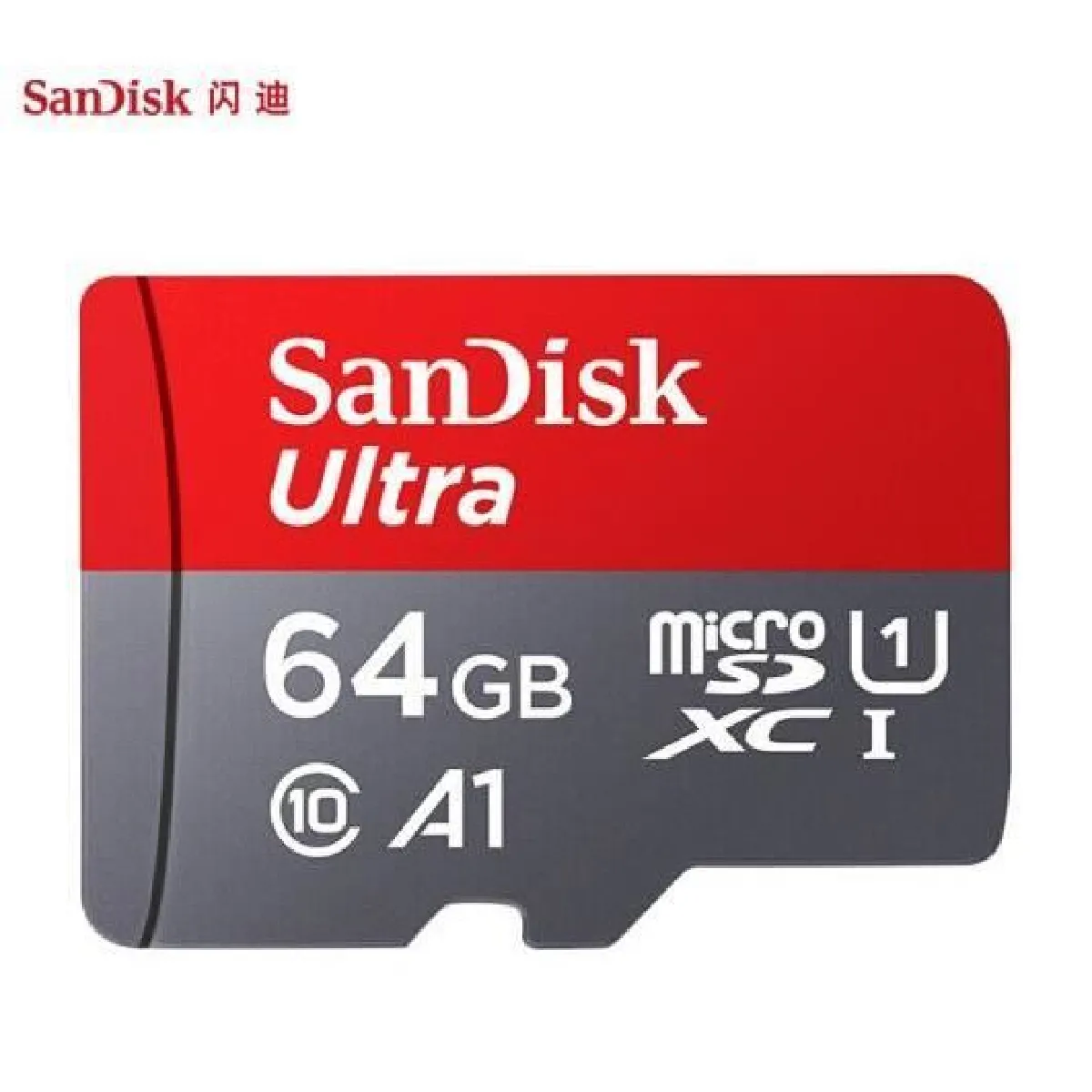 SanDisk Ultra Carte MicroSD 64Go Carte mémoire SD Flash de classe 10