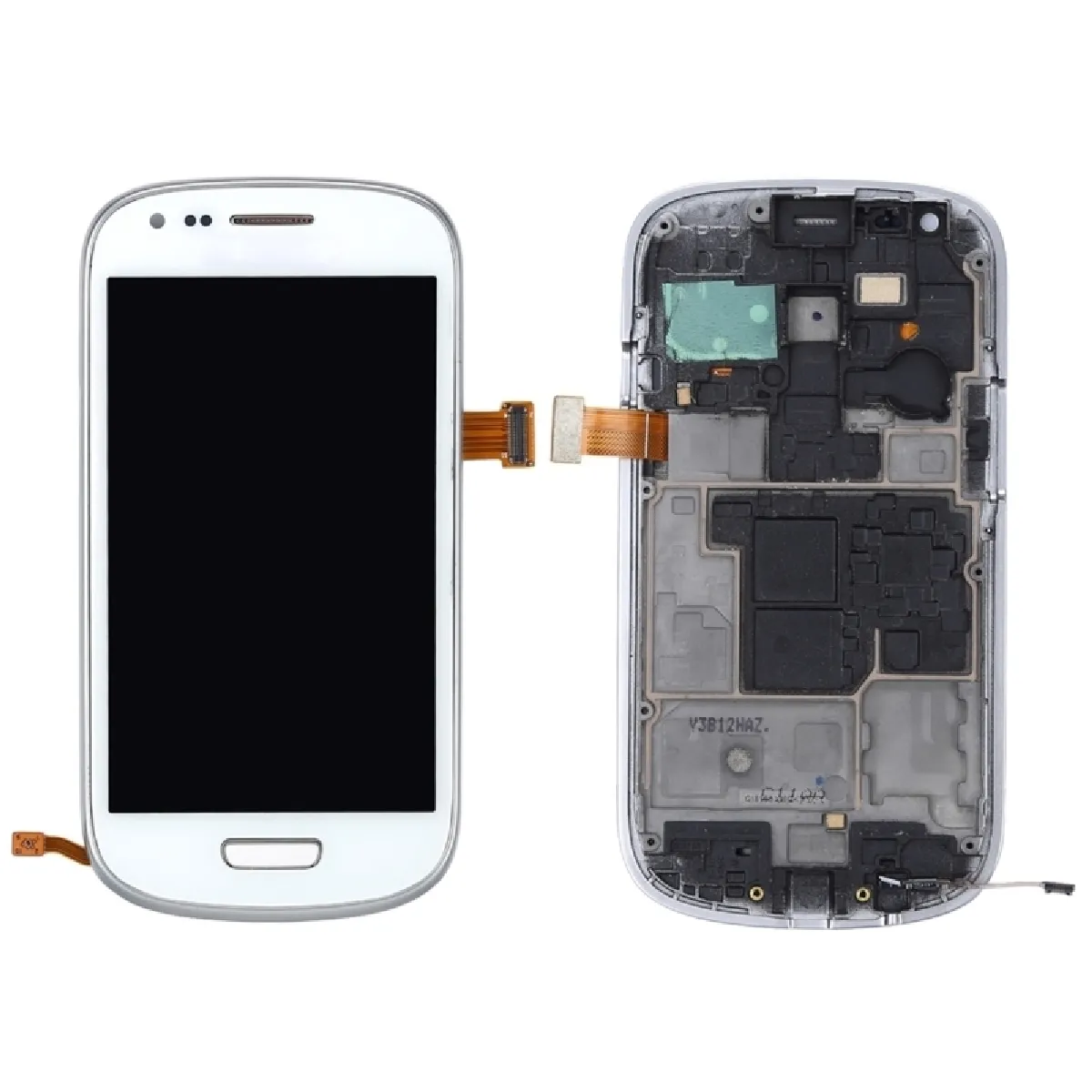 Pour Samsung Galaxy SIII mini blanc / i8190 LCD Affichage + Écran Tactile Digitizer Assemblée avec Cadre pièce détachée