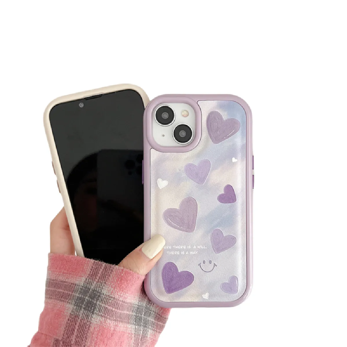 Iphone 11 Design Simple, Coque de Protection Antichoc Esthétique Créative Durable, Protection Parfaite pour Votre Téléphone, Cadeau Idéal, Meilleur Cadeau - Lunette Violette