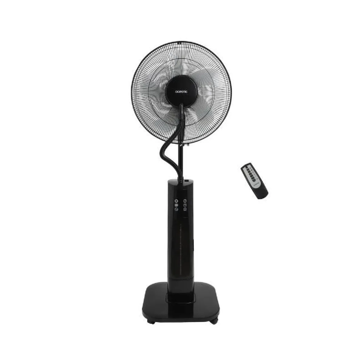 OCEANIC Ventilateur brumisateur sur pied 2 en 1- Ø44 cm - 70 W - 2 L - Télécommande - Minuterie