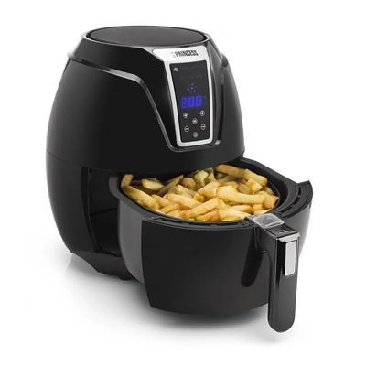 Friteuse électrique avec écran Digital Aerofryer XL de 3,2L 1400W noir