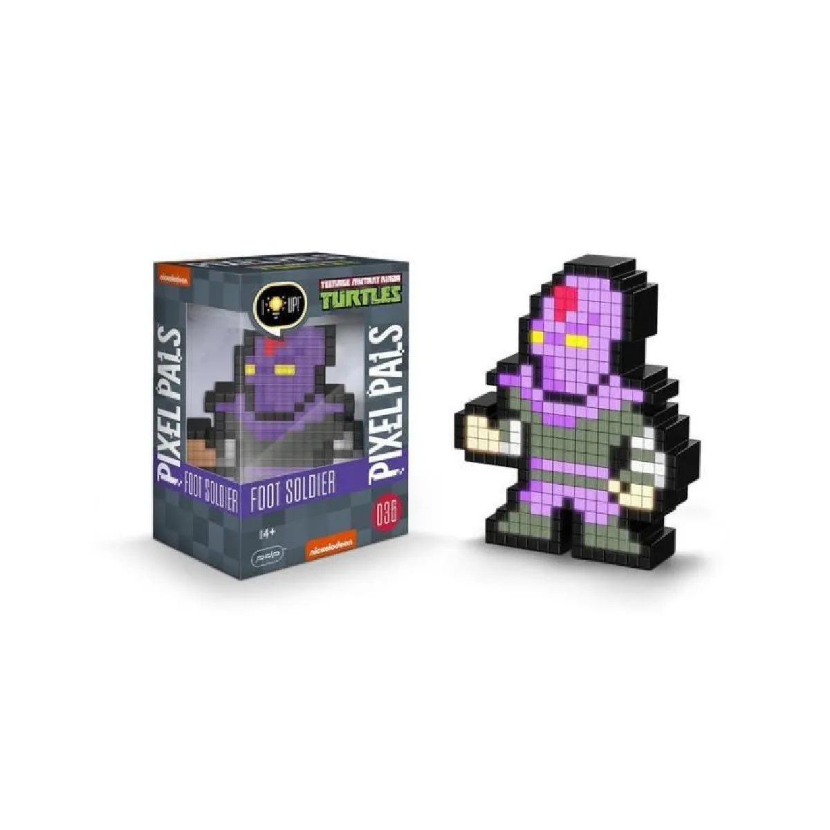 Figurine lumineuse Pixel Pals Tortue Ninja : Foot Soldier