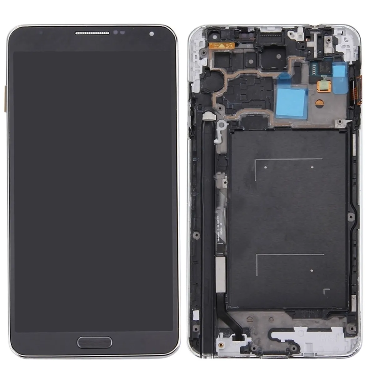 Pour Samsung Galaxy Note III noir / N900A / N900T pièce détachée LCD Affichage + Écran Tactile Digitizer Assemblée avec Remplacement de Cadre