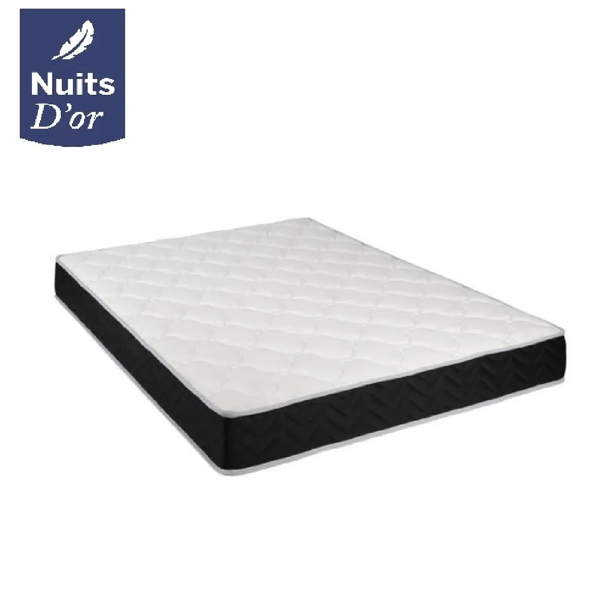 Lot de 2 Matelas 80x200 Latex 80 Kg/m3 + Aertech HR 35 Kg/m3 - Hauteur 20 CM - Accueil Moelleux - Soutien Ferme 80 200 Nuits de rêve