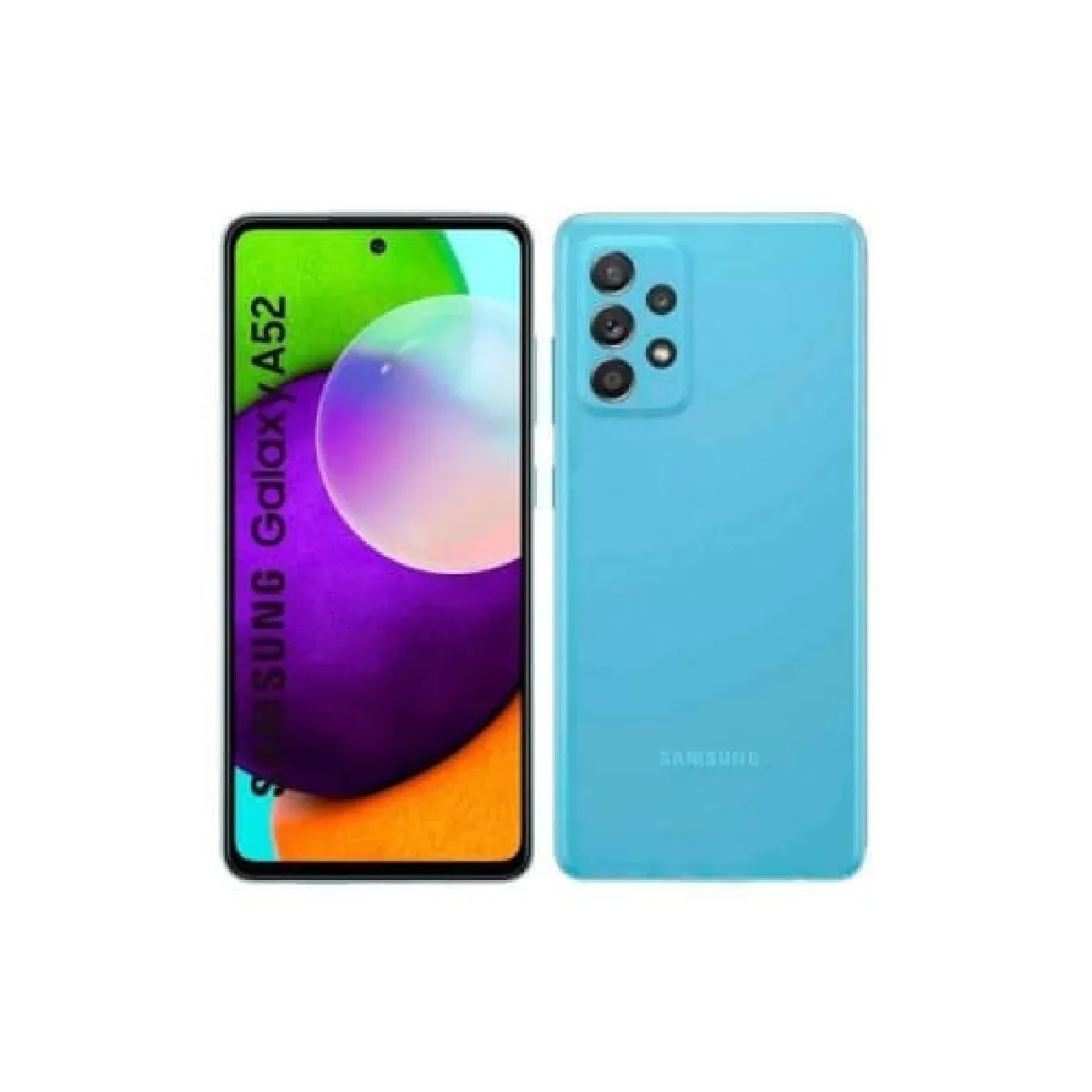 Galaxy A52 Téléphone Intelligent 6.5 FHD+ Snapdragon 750G 6Go 128Go Android 11 Bleu