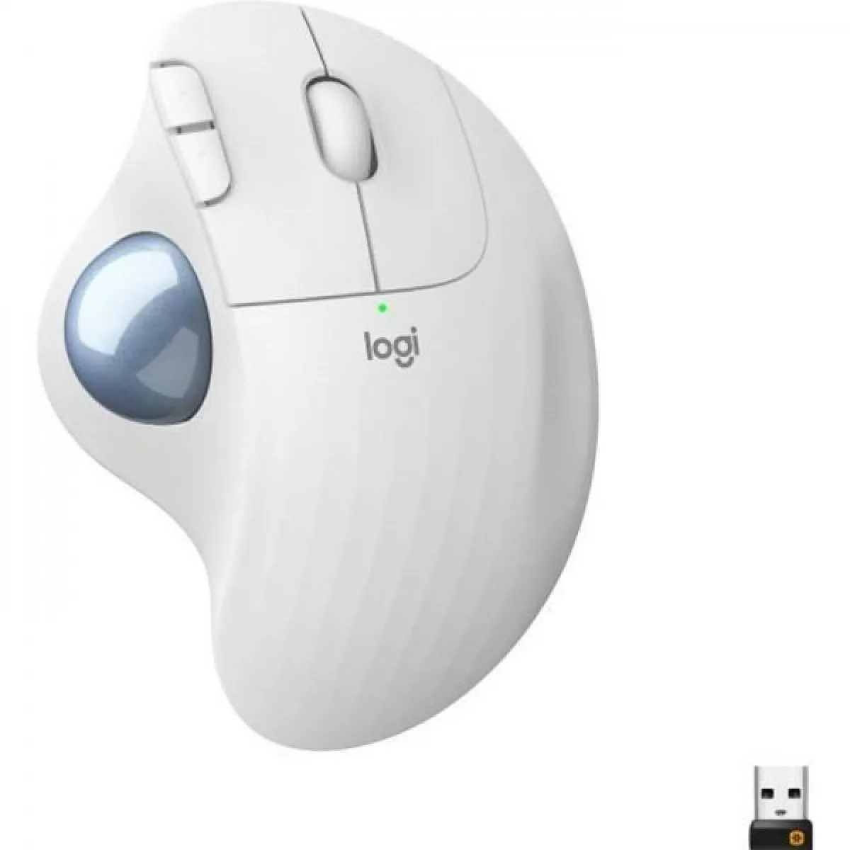 Souris Ergonomique - Sans fil - LOGITECH -ERGO M575 - Trackball - Blanc