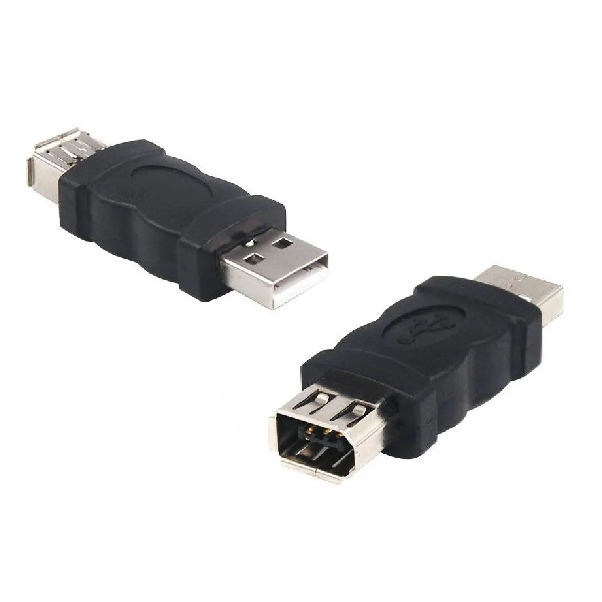 Adaptateur USB Mâle vers FIREWIRE IEEE1394a FEMELLE Fiche firewire type '6 points' Fiche firewire type '6 points'