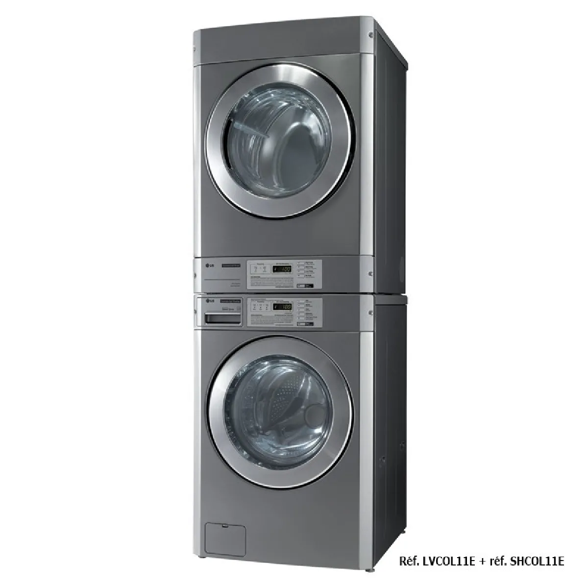 Lave-Linge Professionnel 11 kg pour Installation en Colonne - 3,2 kW - LG