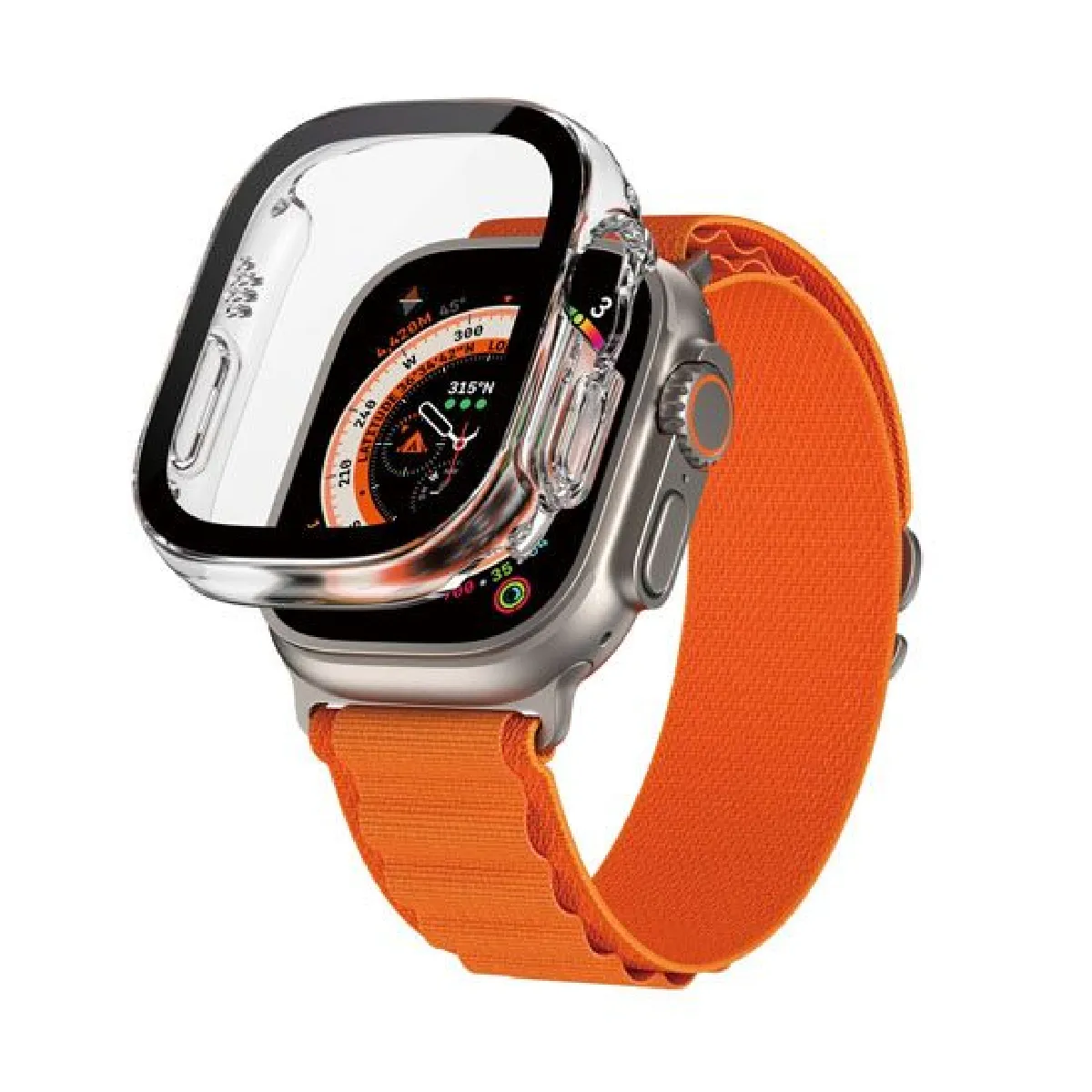 Panzer Glass Protection d'écran pour Apple Watch Ultra / Ultra 2 49mm Antichoc D30 Transparent