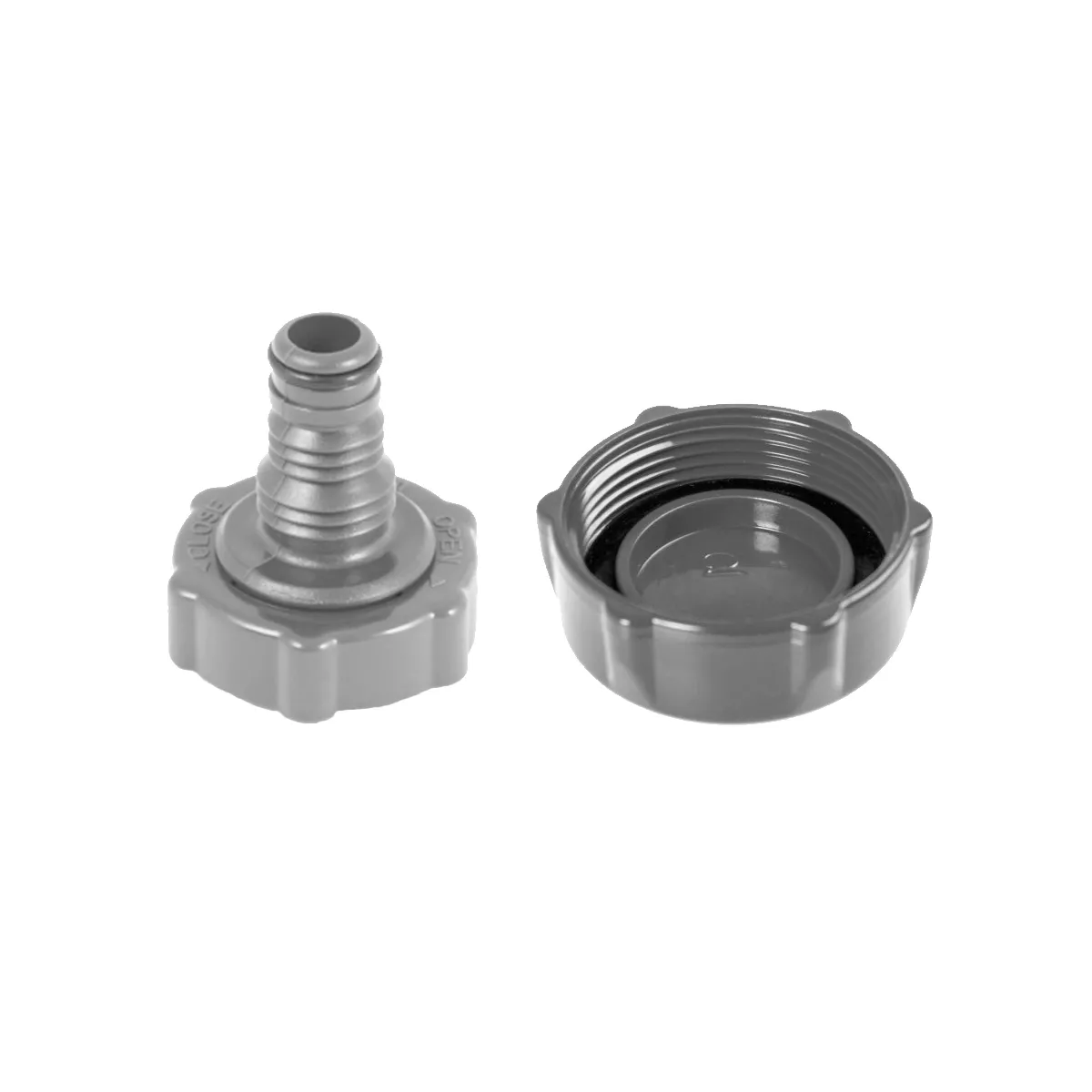 Bouchon valve de vidange + adaptateur pour piscines tubulaires Steel Pro et Steel Pro Max - Bestway