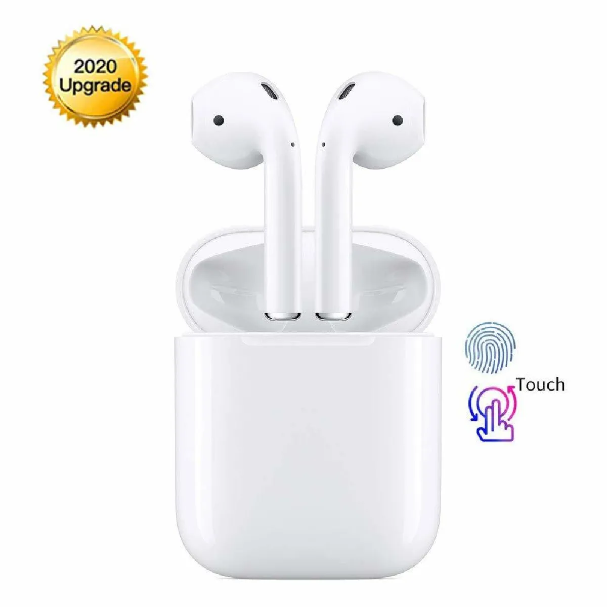 Casque Bluetooth 5.0, Mini oreillette sans Fil avec 3D stéréo, Microphone intégré, Casque léger et étanche, couplage Automatique, adapté pour iPhone/Huawei/iOS/Samsung/Airpods/Android