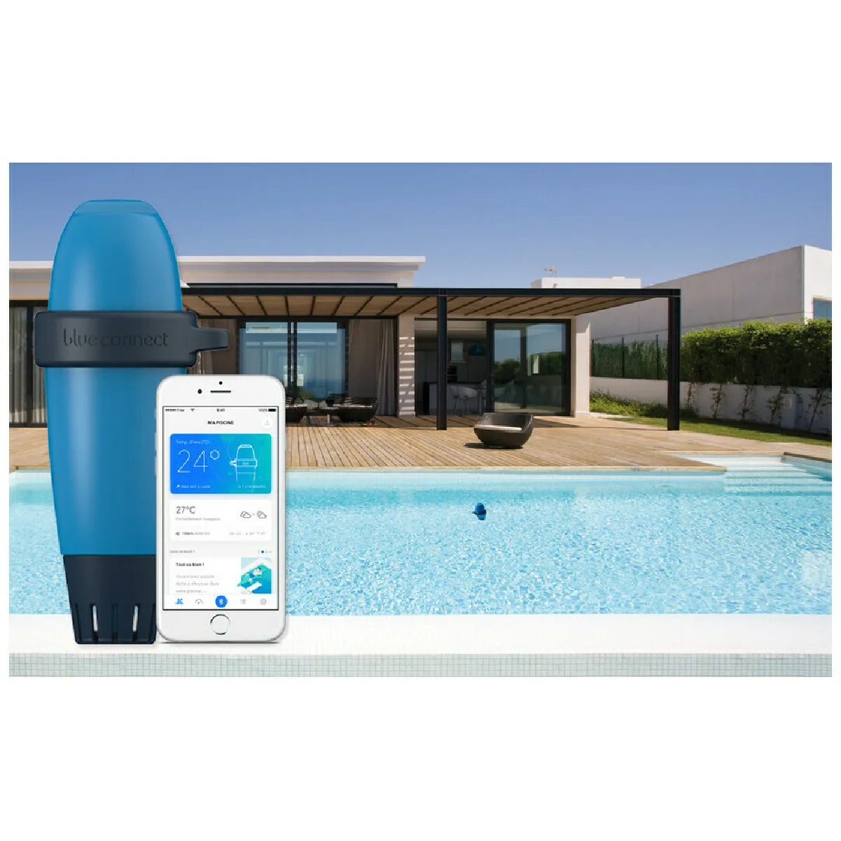 Blue connect plus - analyseur d'eau connecté avec application smartphone