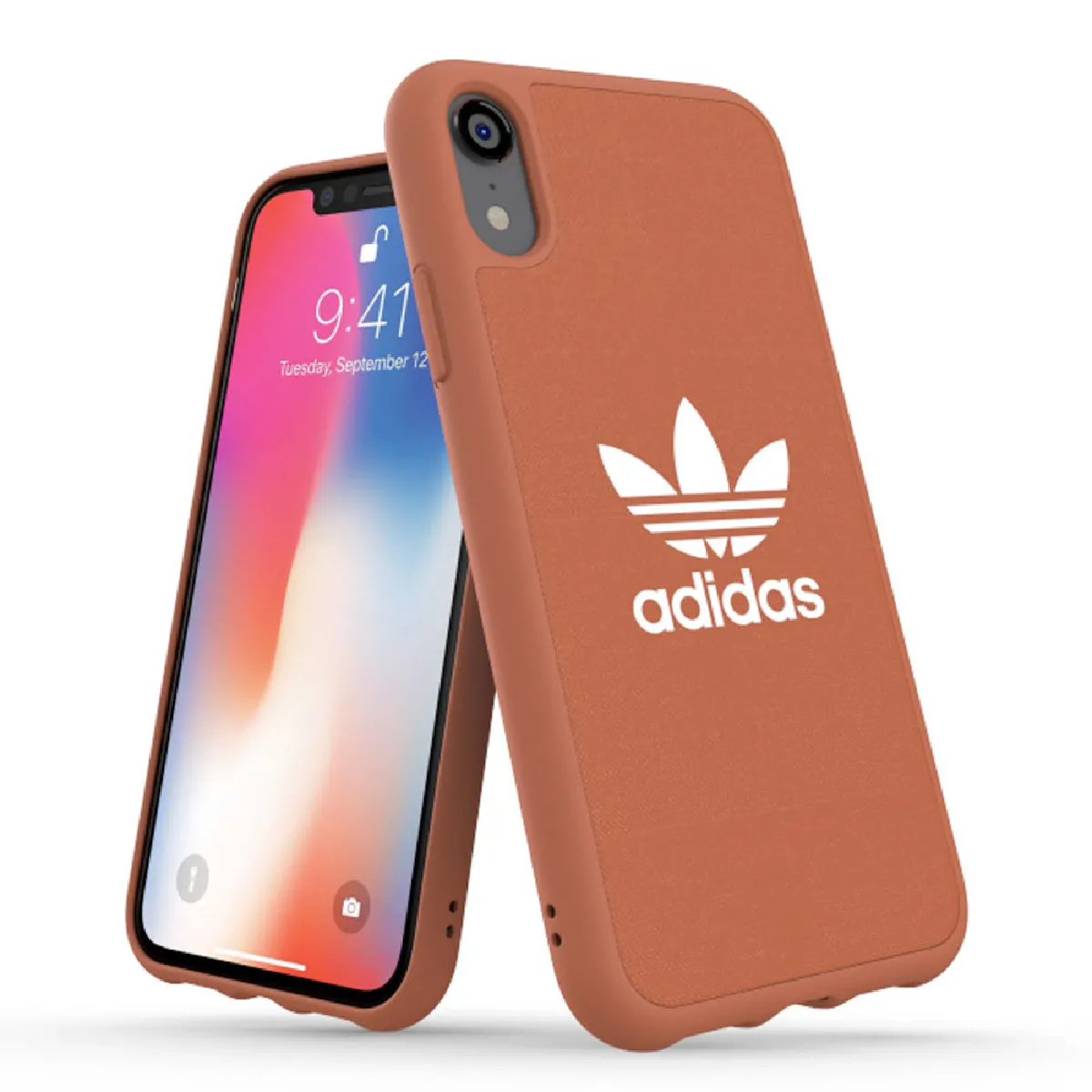 Coque Adidas Originals Basics iPhone XR coloris orange