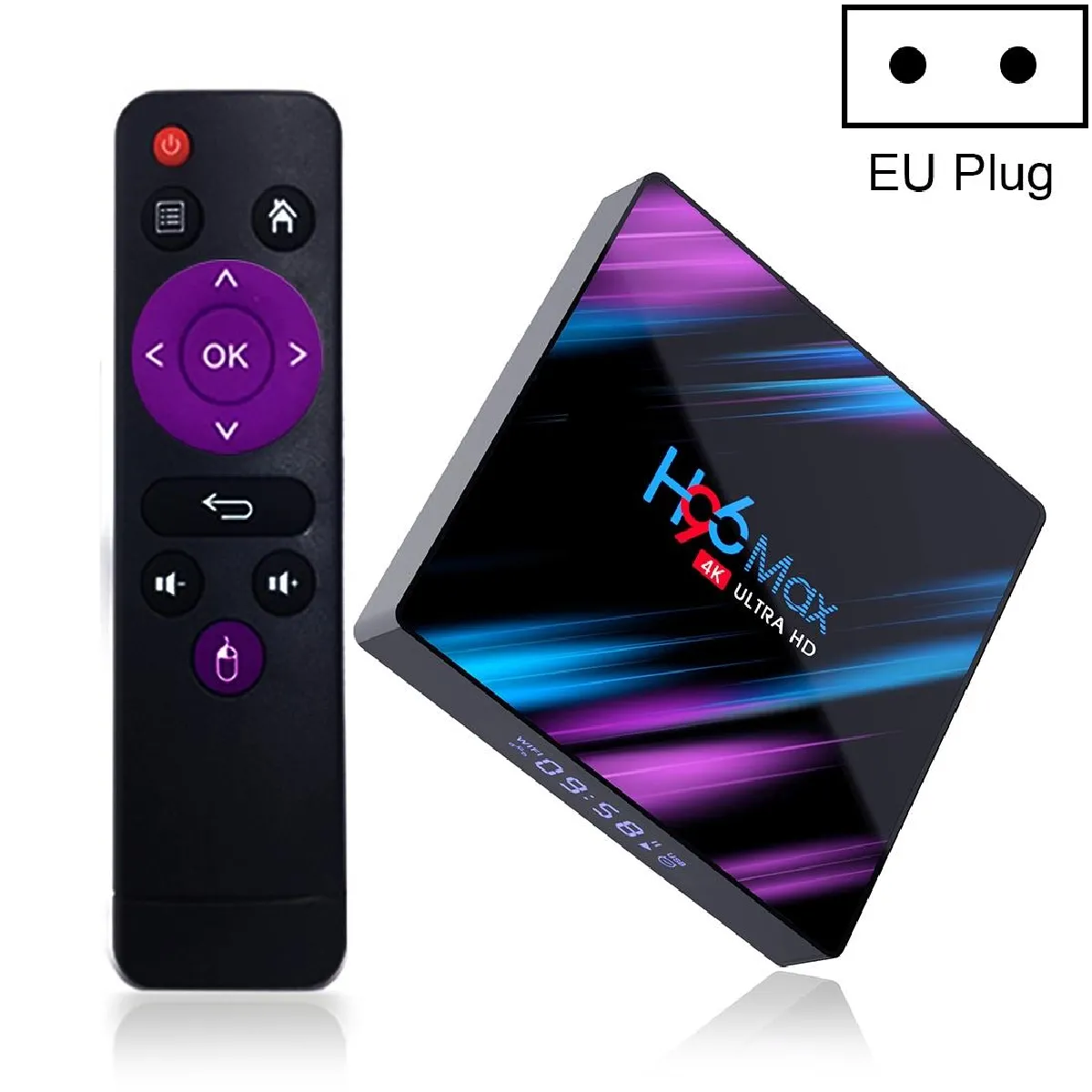 Box Android TV 4K Ultra HD Android 10.0 Quad-Core 2GB 16GB Dual WiFi YONIS