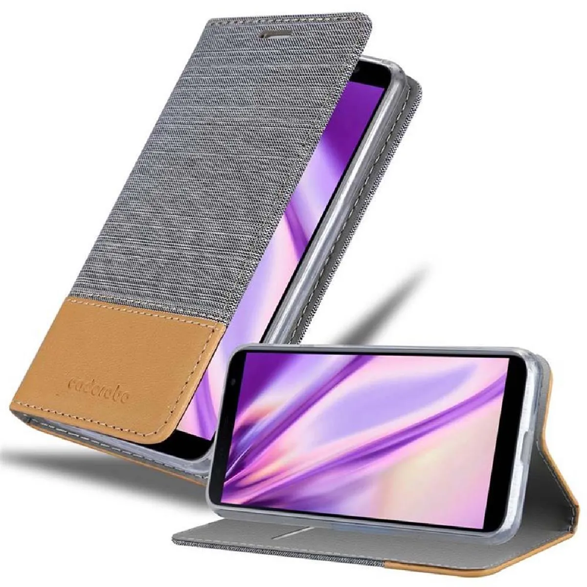 Coque Samsung Galaxy J6 PLUS Etui en Gris