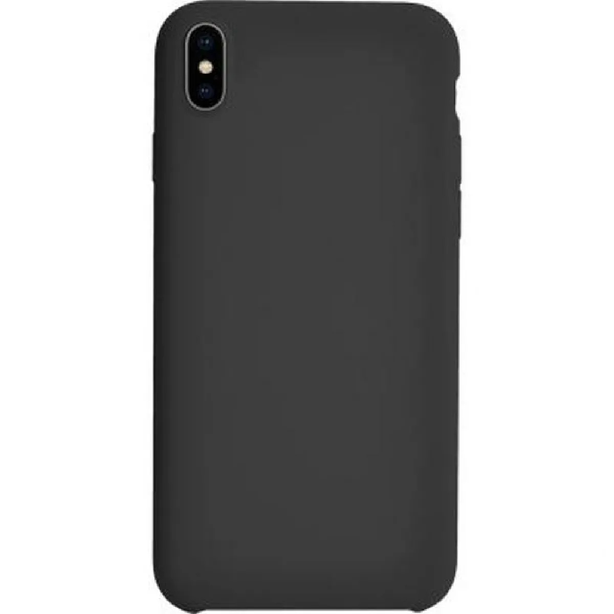 BigBen Connected Coque pour iPhone XS Max Rigide Soft touch en Silicone Noir