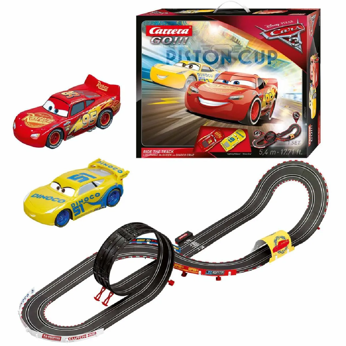 Carrera GO Jeu de voiture en miniature et piste Cars 3 1:43 20062422