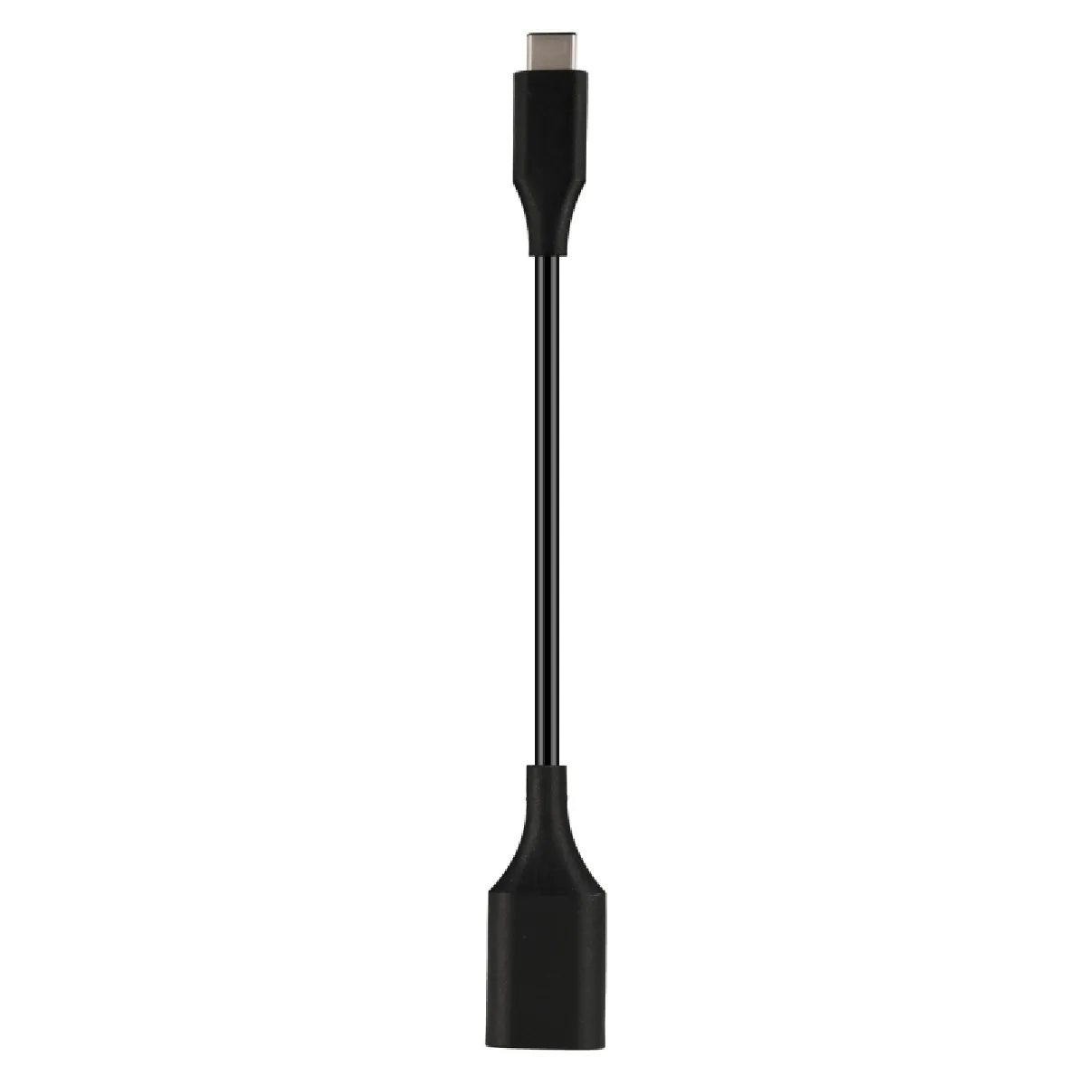 Câble noir pour Samsung Galaxy S8 & S8 + / LG G6 / Huawei P10 & P10 Plus / Xiaomi Mi6 & Max 2 et autres Smartphones USB-C / Type-C 3.1 mâle à USB 3.0 OTG femelle, longueur: 19cm,