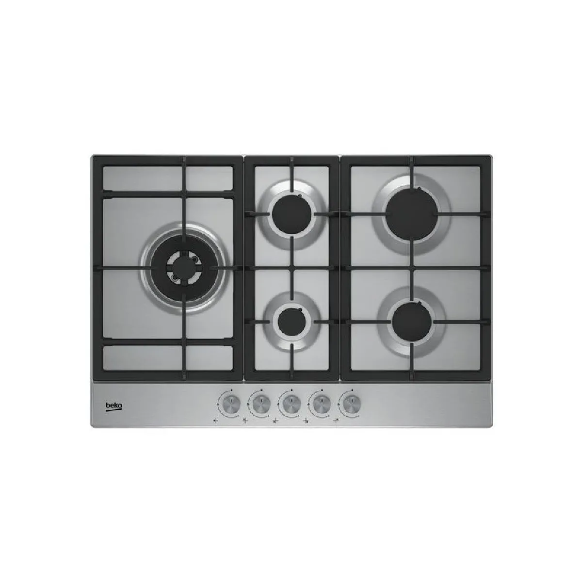 Plaque au gaz BEKO HIAL 75225 SX 75 cm (5 cuisinière)