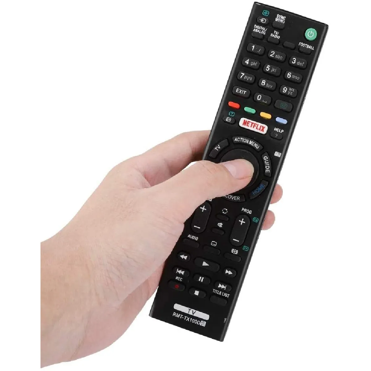 Telecommande pour Television PHILIPS TV le Televiseurs Remplacement (NOIR)